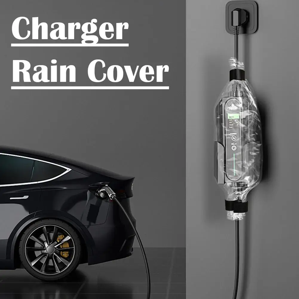 

Waterproof Electric Car Charger Cover Outdoor Charging Port Protector For Rain Snow Weather Auto Charging Gun Accessory