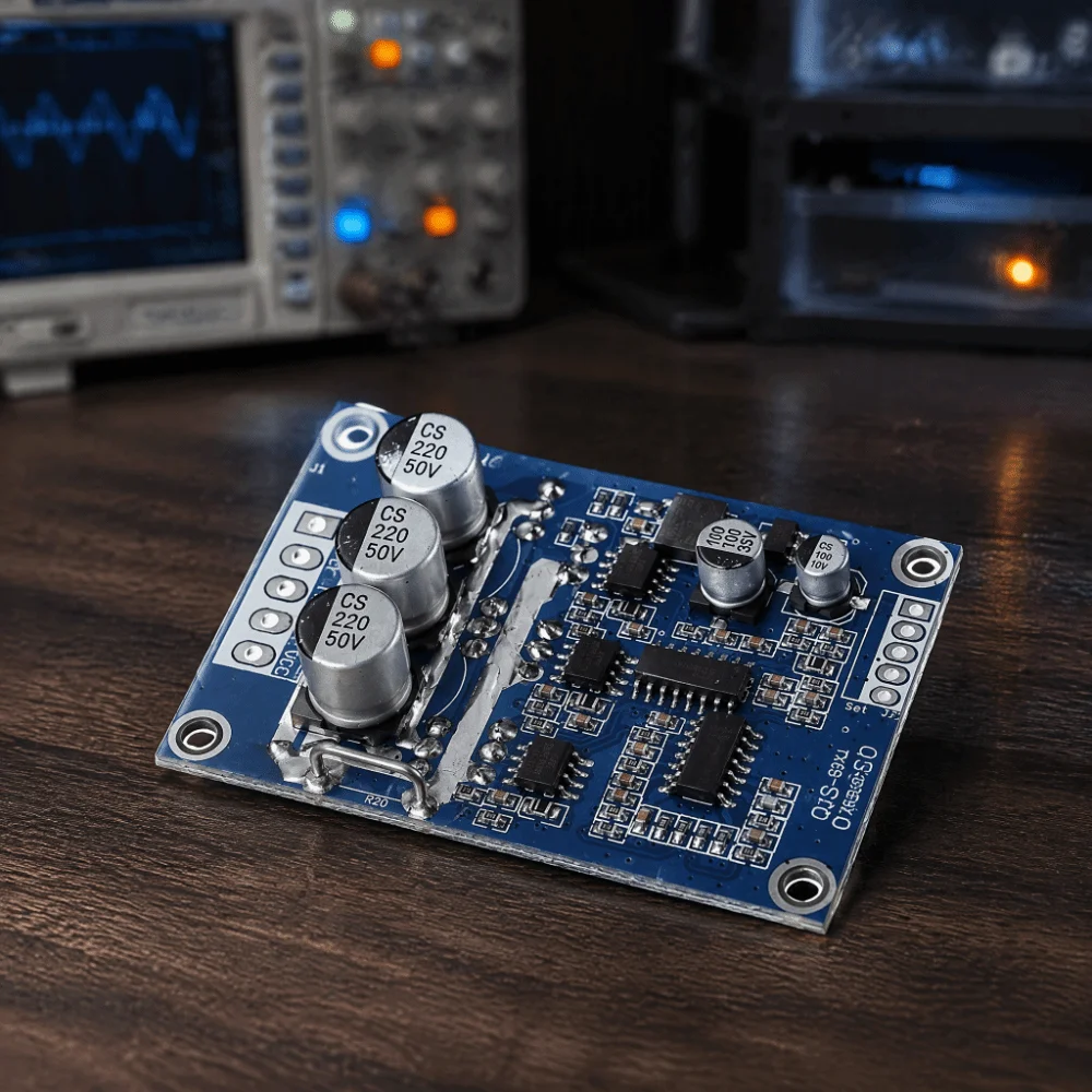 12V-36V DC Brushless Motor Controller 500W Power 3 Phase DC Motor Driver Board Over Current Protection Reversible Switch