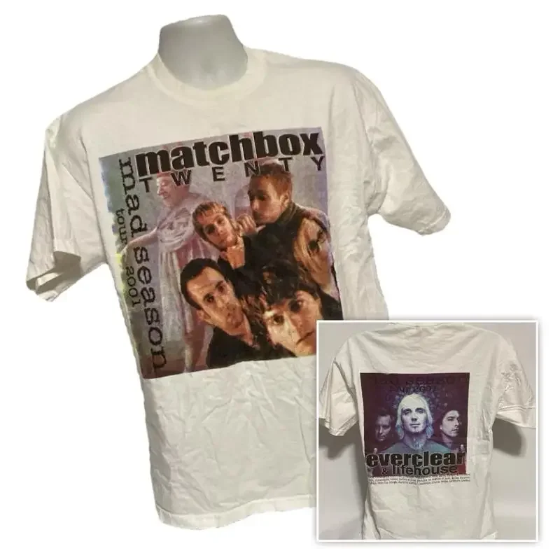Vintage MATCHBOX TWENTY 20 EVERCLEAR 2001 Mad Season Tour Band T Shirt
