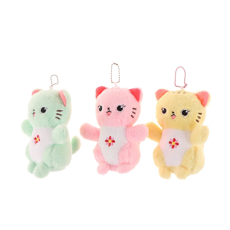 Cartoon Cat Car Keychain Bag Pendant Cute Doll Pendant Bag Pendant Accessories Toy