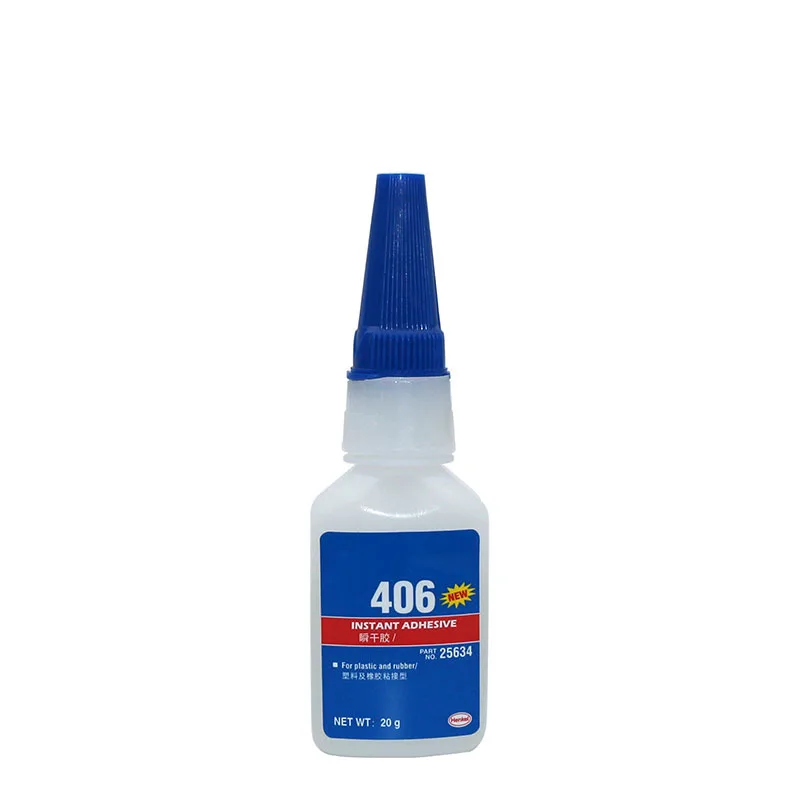 Adhésif universel à séchage rapide pour le collage du plastique, super colle, bois, métal, caoutchouc, réparation d'opathie, 406