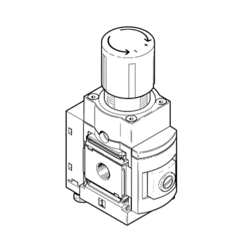 Festo FESTO Precision Pressure Reducing Valve MS6-LRPB-1/2-d7-A8M-AS 535007 In Stock