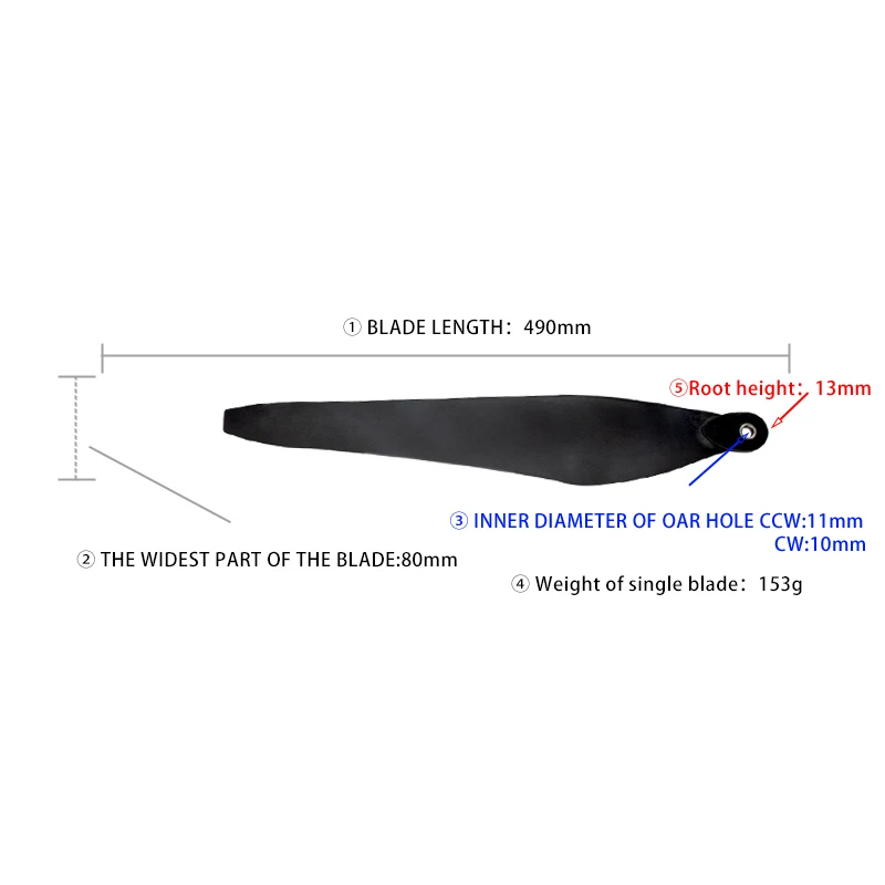 Imagem -02 - Folding Carbon Fiber Plastic Mix Propeller cw Ccw para Hobbywing X11 Power System Drone Acessórios Cópia Novo 40132