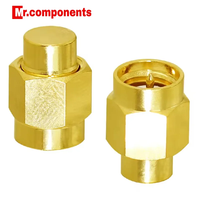 1pcs 2W 3.0GHz 50ohm SMA Male RF Coax Termination Dummy Load Connector Socket Brass Straight Coaxial Adapters New