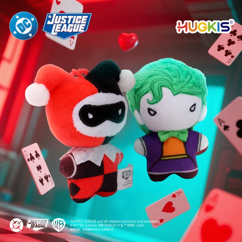 

Genuine HUGKIS DC Justice League Plush Doll 9cm Cute Cartoon Stuffed Toy Classic Movie Collectible Fans Home Decoration Gifts