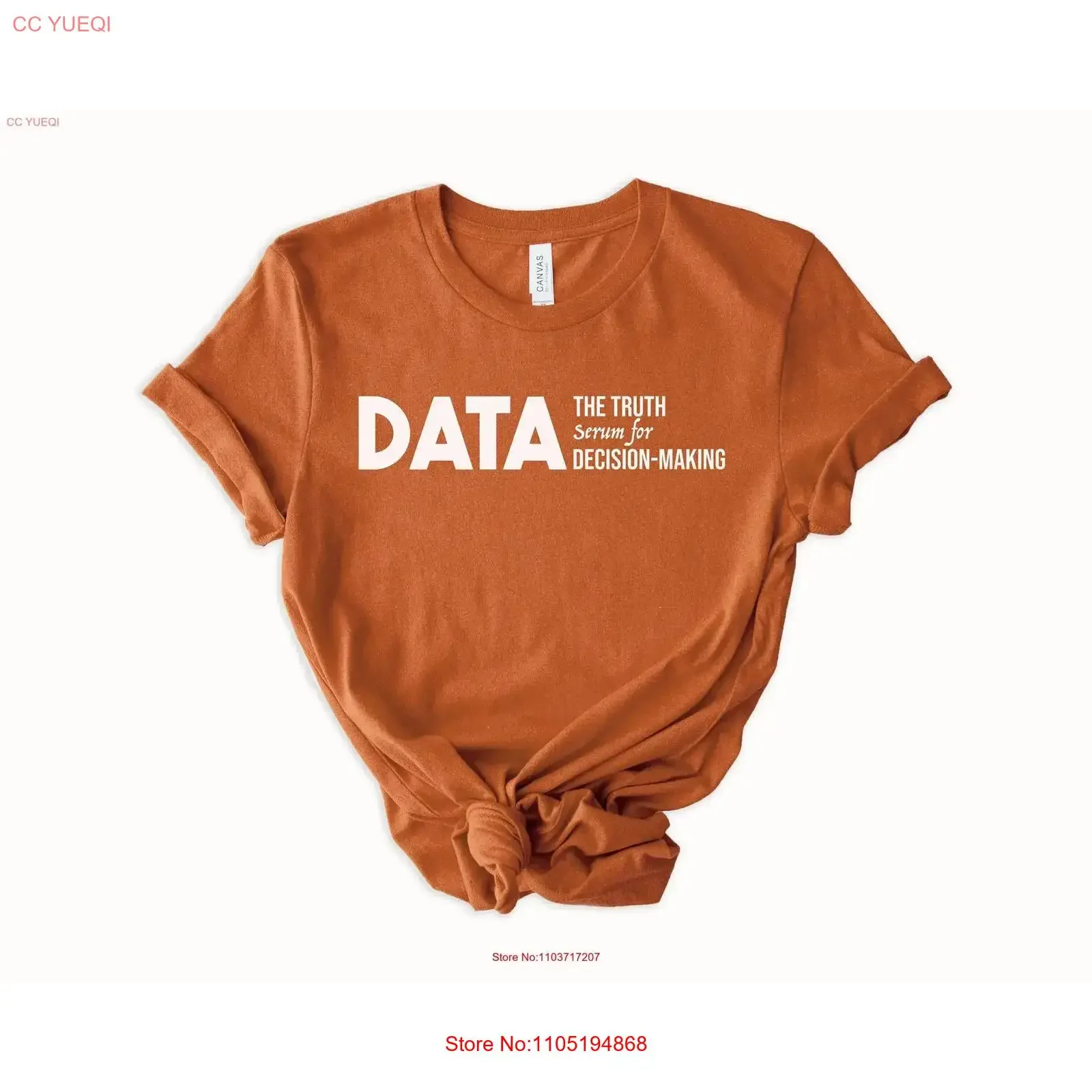 Data shirt scientist gift analytics analyst vintage Washed Slightly Soft fashion homme Top For Everyday Wear Breathable