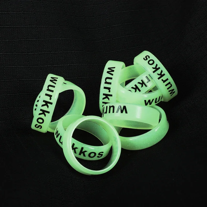 

Wurkkos 22MM Fluorescent Silicone anti-skid ring decorative Ring Scalable Heat Resistant Compatible 22mm-30mm Flashlight