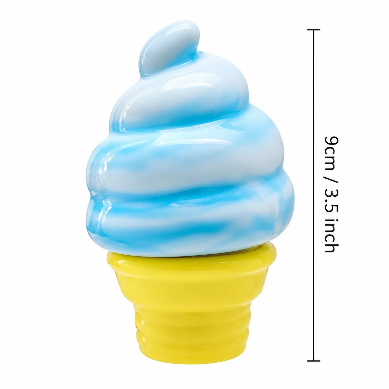 1pc Slow Rising Ice Cream Squishy Toy Creamy Dessert Stress Relief Fidget Soft Sensory Squeeze Ball for ADHD Kids Adults Calming