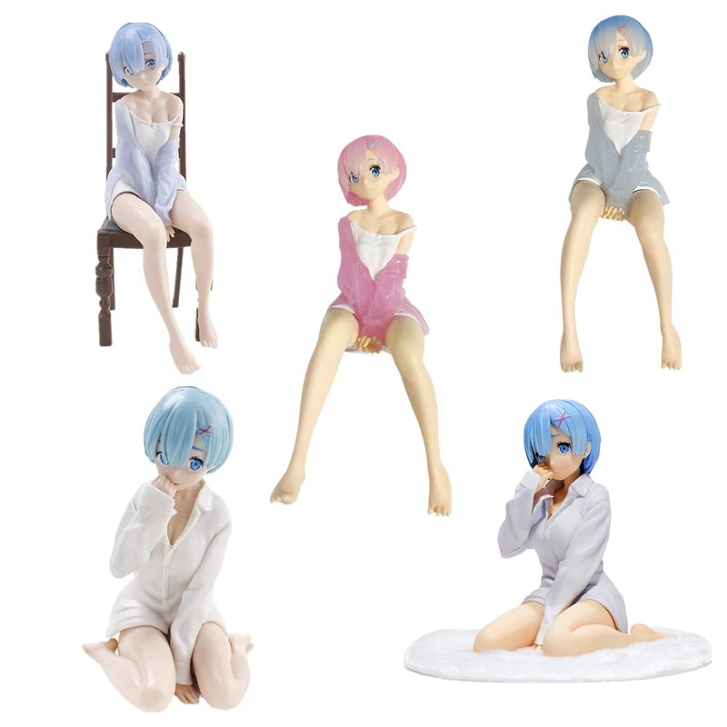 Pijamas de Anime Rem para niña, modelo de adornos de coche Kawaii, Vida mundial diferente, punto de inicio cero, regalo de Navidad, nuevo