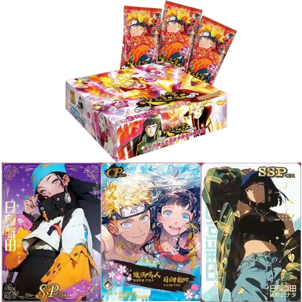 

Naruto Card Will of Fire Deluxe Collection Edition Card Naruto Sakura Sasuke Anime Character TCG Board Game Toys Children Gifts