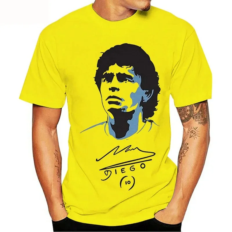 New Diego Maradona 3D Printed T-Shirt Men Women Fashion Streetwear Oversized Crewneck Short Sleeve Harajuku Tees Tops Unisex