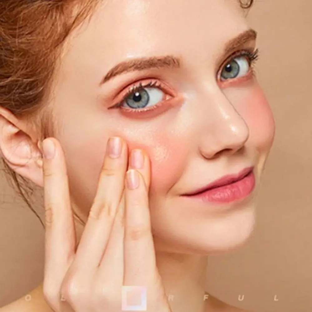 3D Rose Petals Powder Blusher Matte Multicolor Highlight Grooming Palette Natural Brightening High Visibility Color