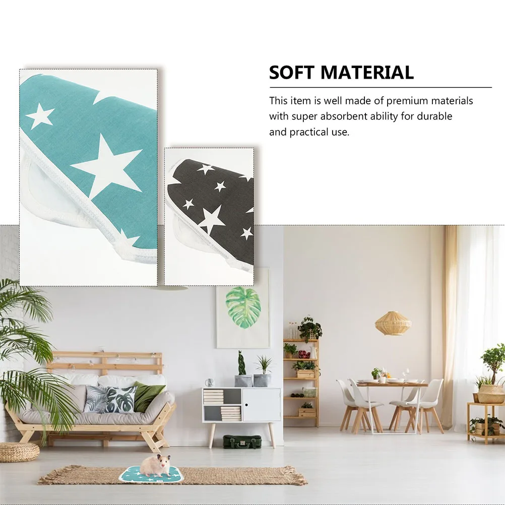 

6pcs Pet Pee Pads Absorbent Anti-Leakage Quick-Dry Antibacterial Training Mat For Dogs Cats Portable Diapers Pet Supplies