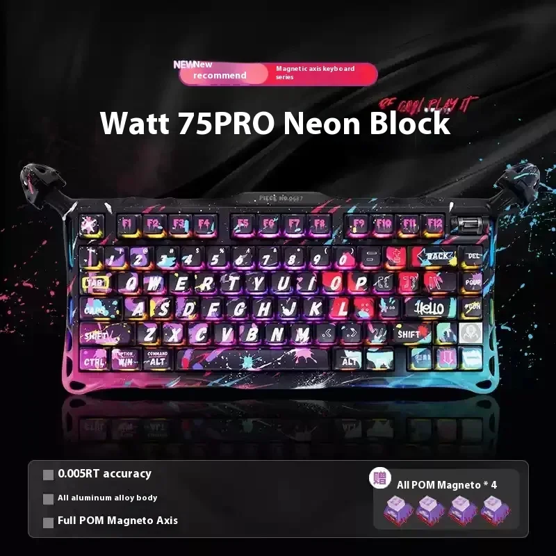 Gravastar 75PRO Wired Magnetic Switch Keyboard Aluminium Alloy RT 0.005mm Gaming Keyboard Gasket RGB Light PC Gamer Accessories - Image 3