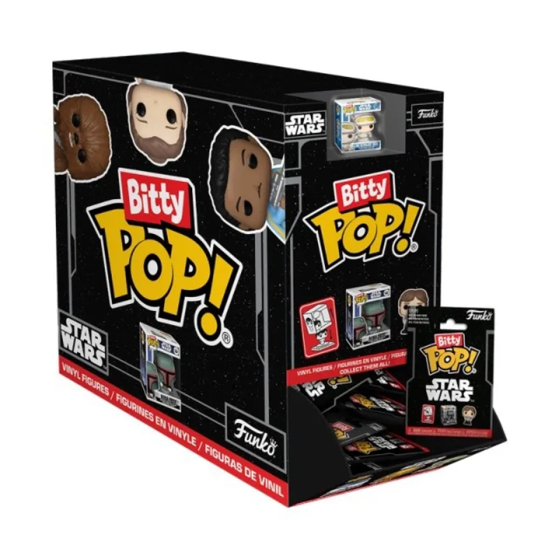 

Funko Bitty POP Anime Star Wars Action Figures Boba Fett Blind Box Toys Model Collection Ornaments Kids Gifts