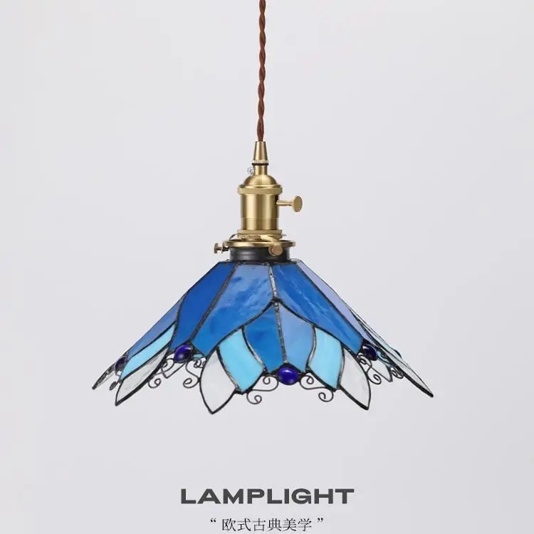 Angel Wings French Countryside Ins Style Creative Homestay Bedroom Bedlight Retro Atmosphere Pendant Lamp
