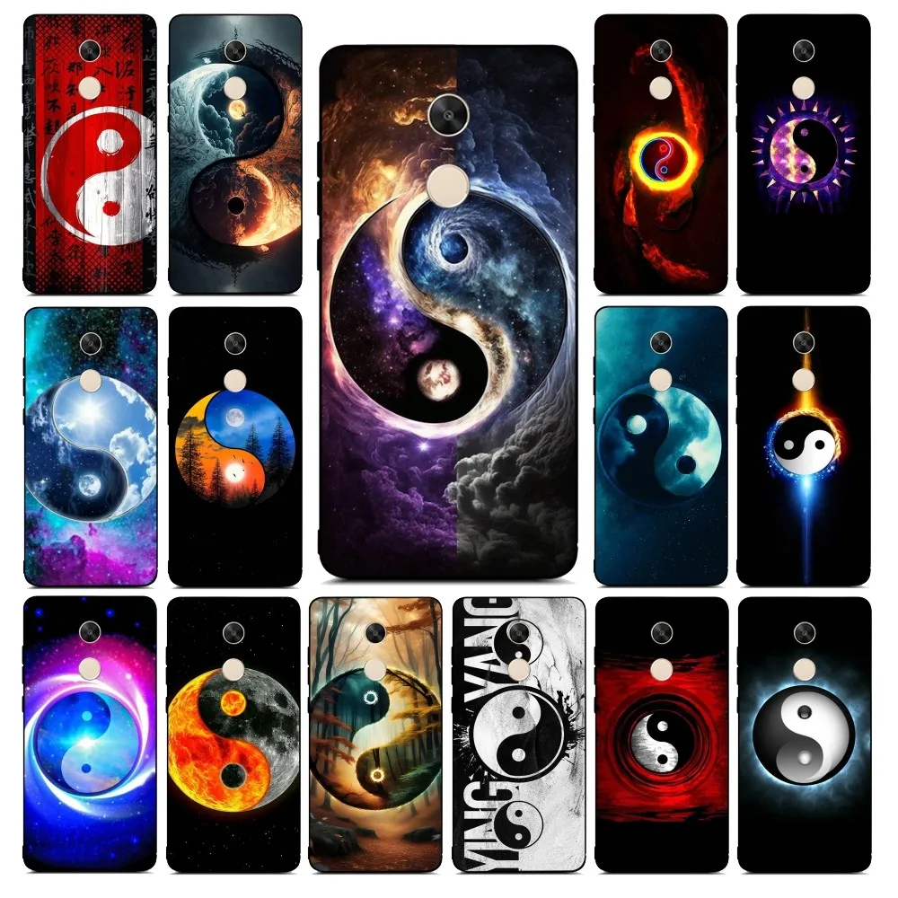 Naturalize Yin and Yang Chinese Tai Chi Phone Case For Redmi Note 4 X 5 A 6 7 8 T 9 9S 10 11 11S 11Epro Poco M3 pro