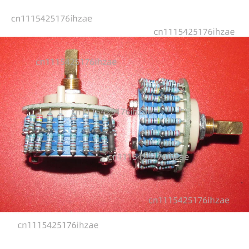 2 × 24-speed precision shunt stepped mono volume potentiometer, 10K--500K, error about 0.5%