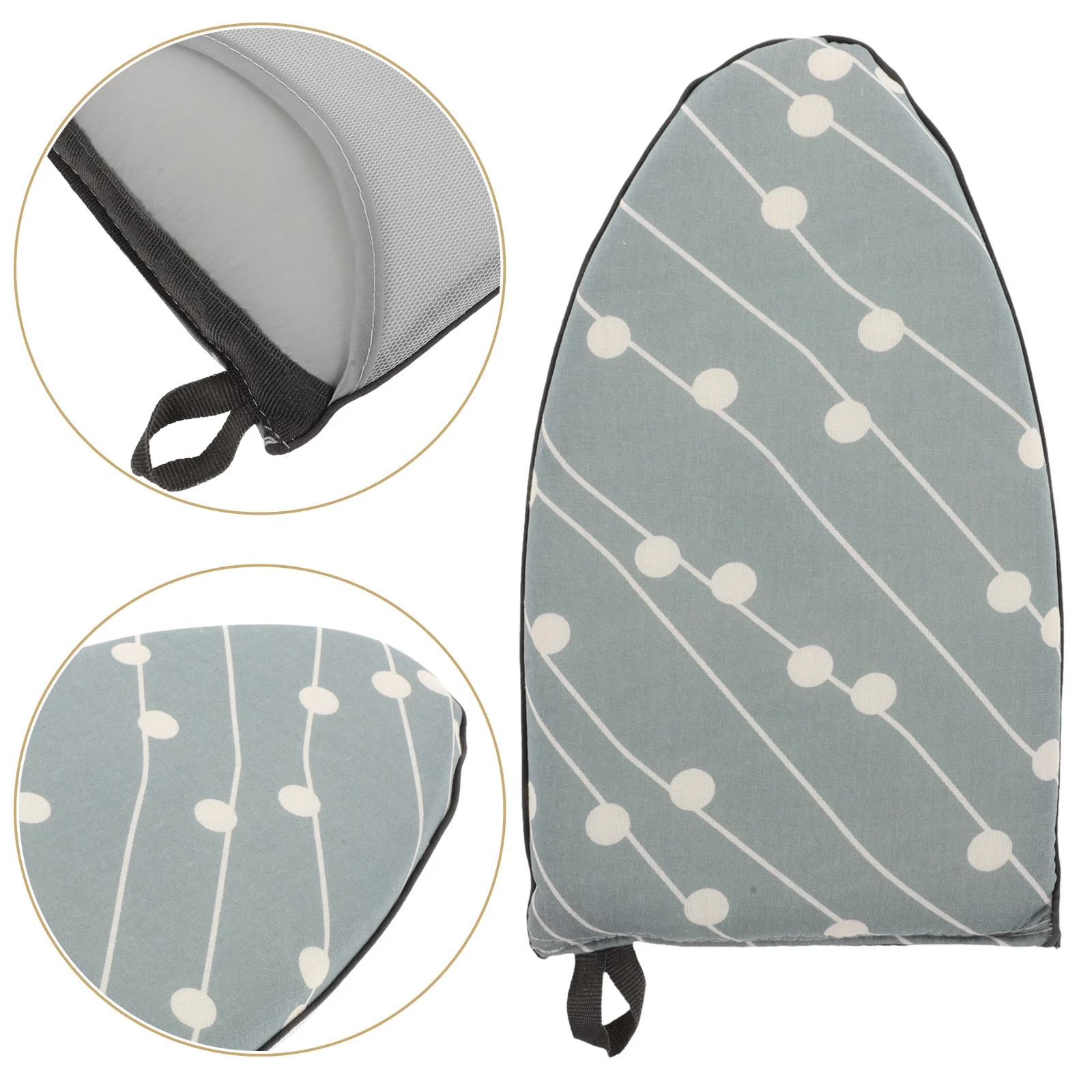 

Mini Ironing Board With Heat Resistant Glove Washable Anti-Scalding Protection For Garment Steaming Reusable