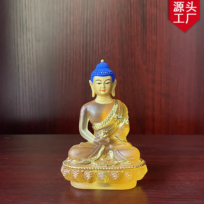 Amitabha Buddha statue Shui Liu Li home temple Buddhist temple dedicated to temple resin gilding factory