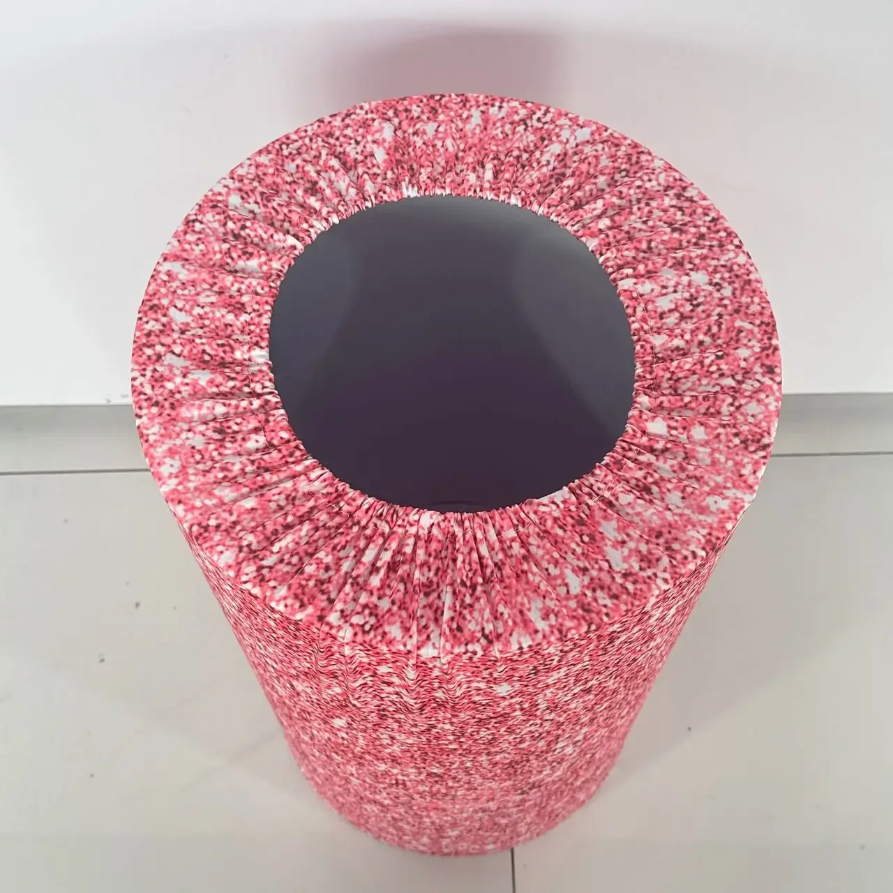 Rosa Blitz zylinder abdeckung für Geburtstags feiern, Hochzeits-und Babyparty-Dekorations requisiten, elastischer Stoff