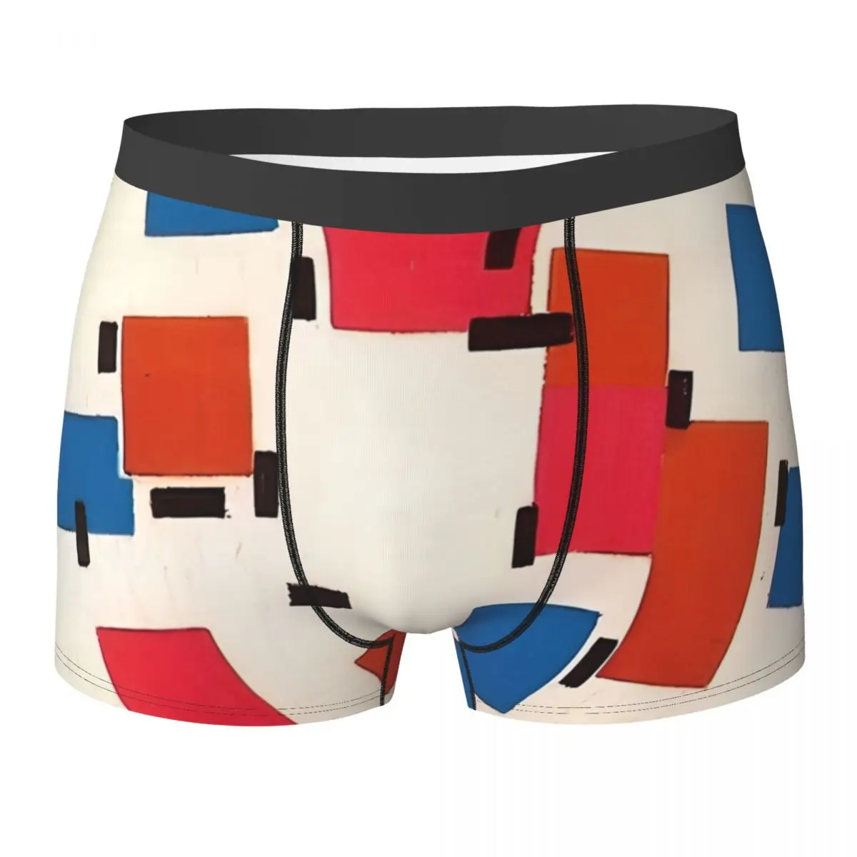 

Piet Mondrian Композиция в цвете Нижнее белье Мужские трусы Эластичные боксеры с принтом Высококачественные шорты Трусы размера плюс