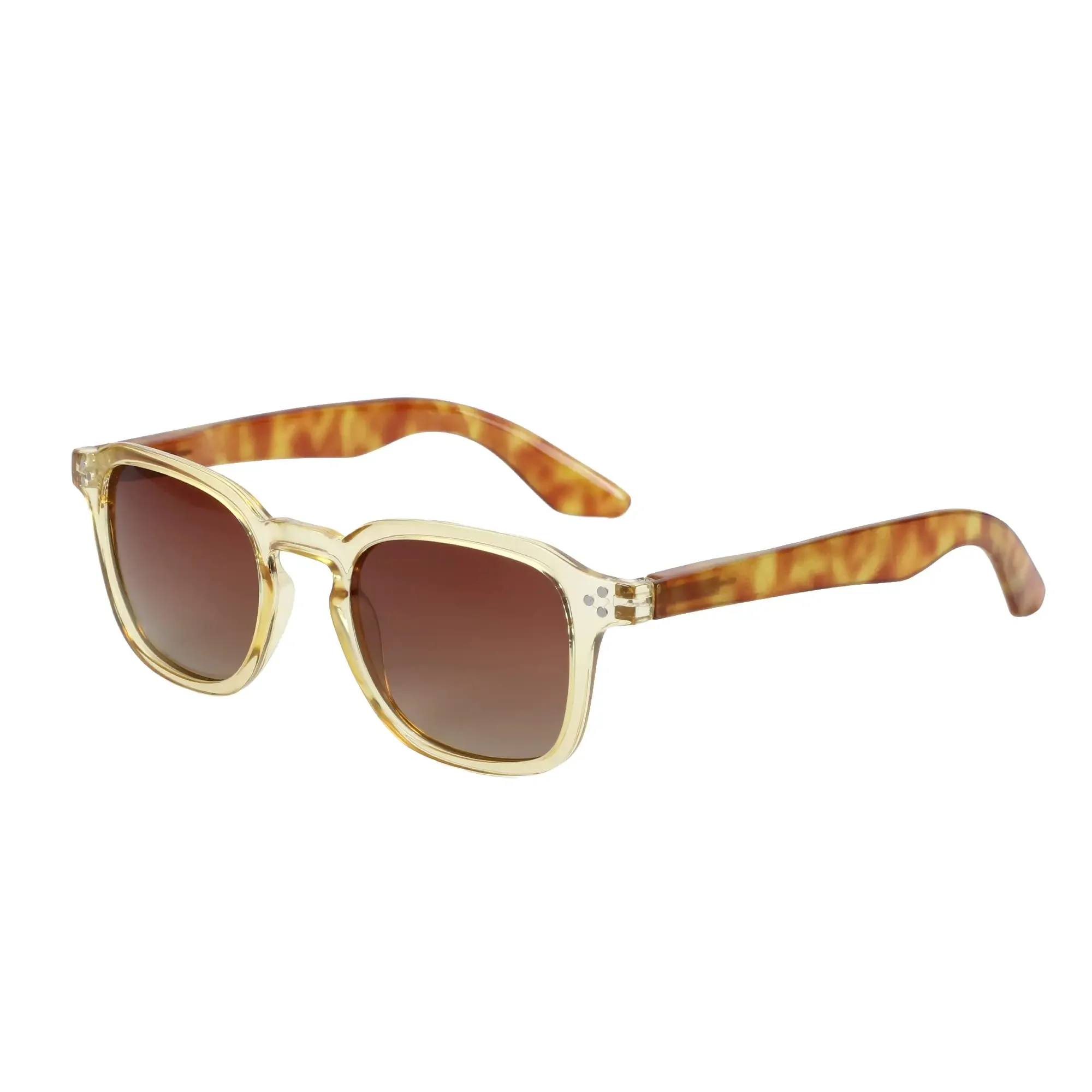 BLUEMOKY Unisex-Retro-Sonnenbrille für kleines Gesicht, quadratischer Rahmen, polarisierter UV400-Schutz