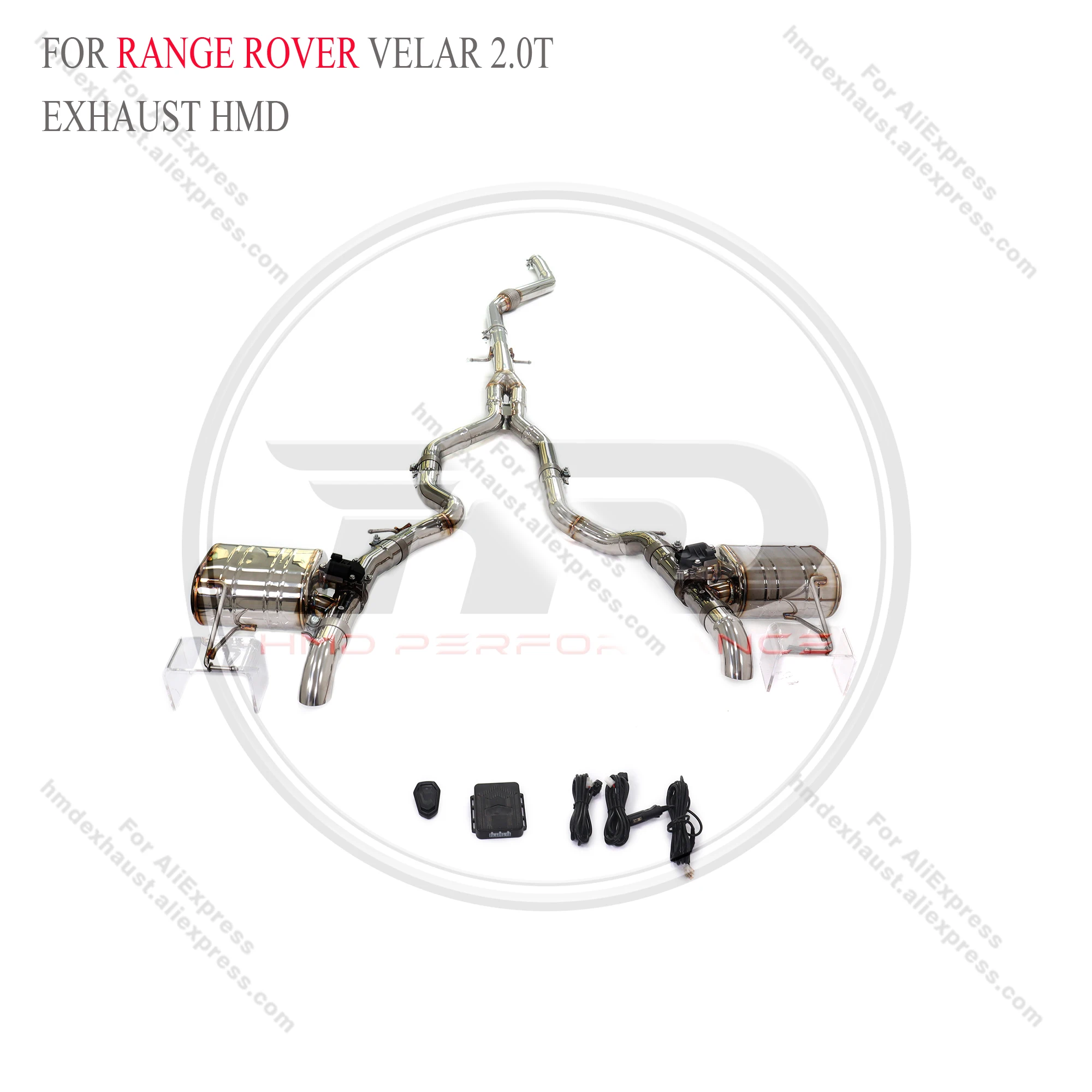 

Клапанная выхлопная система Plug & Play HMD для Range Rover Velar 2.0L | Сертифицированная нержавеющая сталь T304 | Прямая установка OEM | Активные клапаны с