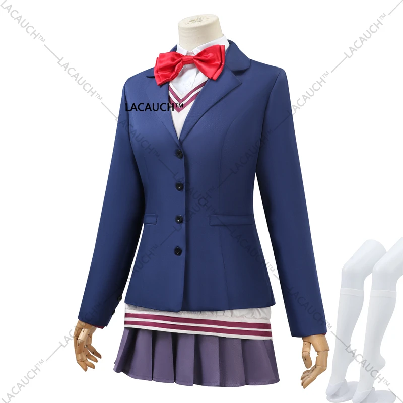 Aira Shiratori Cosplay Costume Anime Dandadan School Jk Uniform Dress Skirt Stockings Momo Ayase Halloween Party Uniforms Women