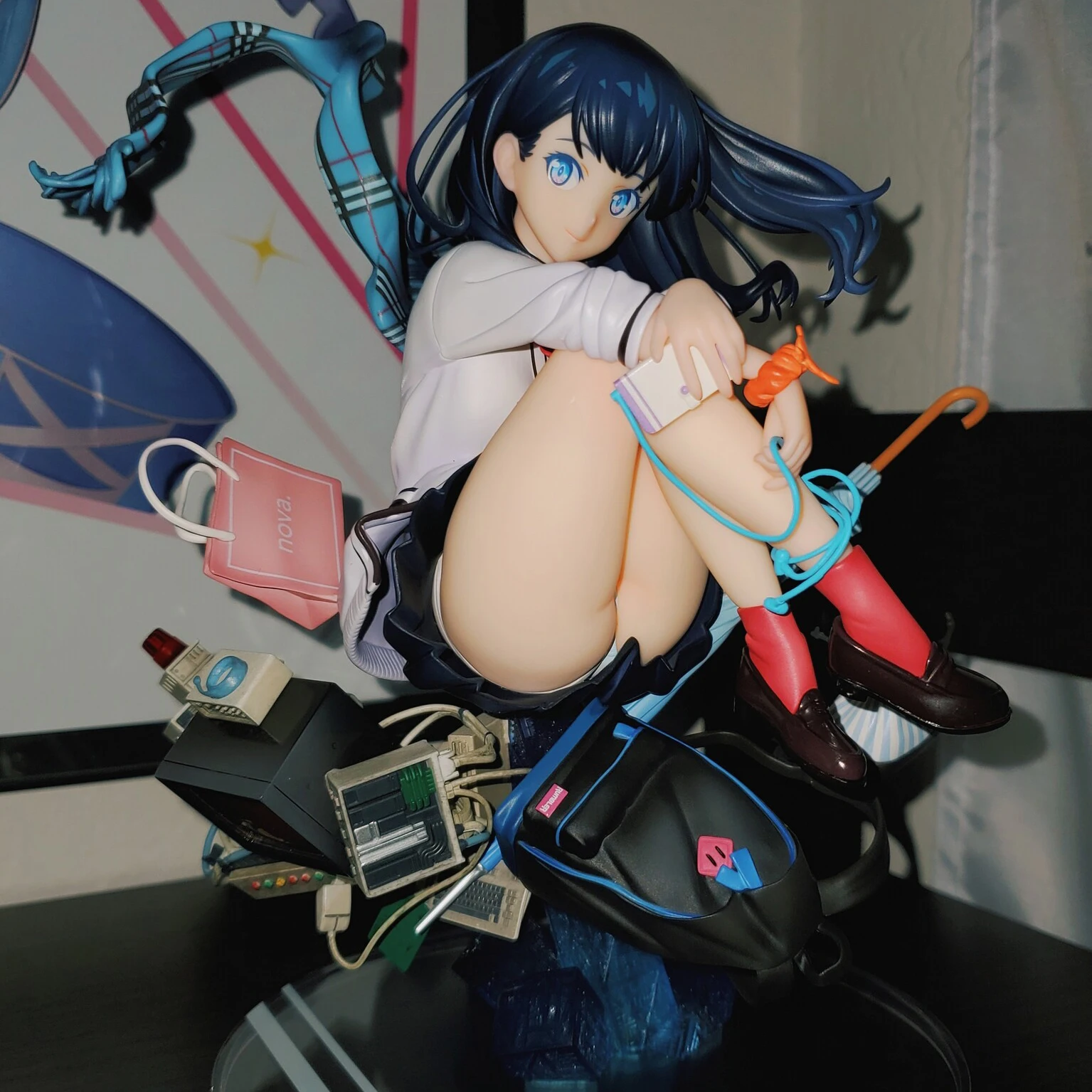 18CM SSSS.Gridman Takarada Rikka 1/7 I Believe In Future Sexy Girl Anime Action Figures PVC Hentai Collection Model Toys Gift