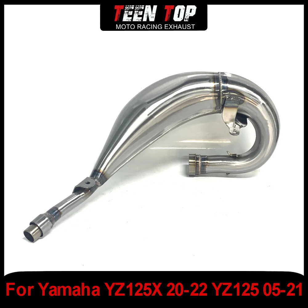 

Motorcycle Exhaust Front Pipe For YAMAHA YZ125 2005-2021 2-Stroke Offroad Bike Exhaust Link Header Pipe YZ125X 2020-2022