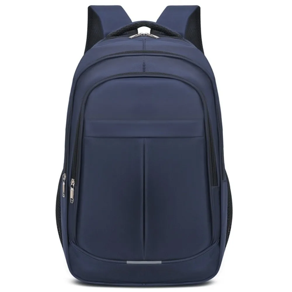 

Solid Color Men Business Backpack Lightweight Multi Layer Student School Bags Large Capacity Waterproof Men Laptop Backpack