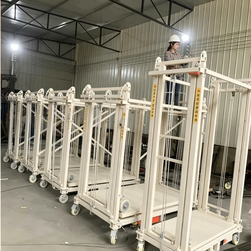 

High Stability Electric Scaffolding Manufacturer Remote Control Lifting Platform Construction Scaffold Factory Direct Sale