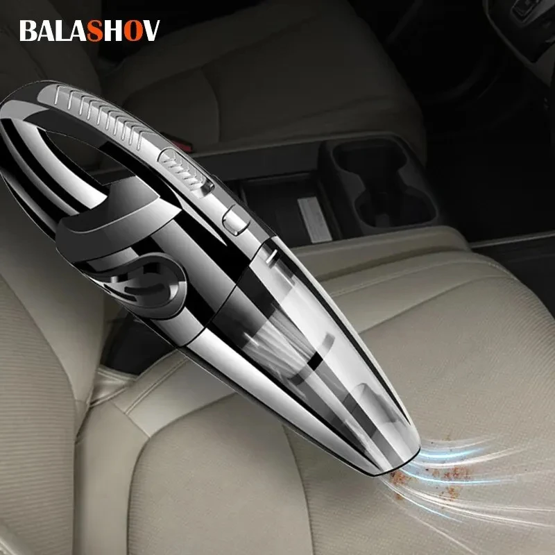 Vacuum Cordless Powerful Cyclone Suction Portable Rechargeable Vacuum Cleaner Quick Charge for Car  Pet Hair