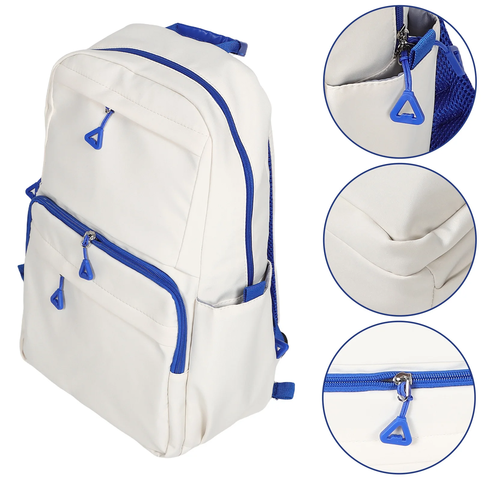 

Large Capacity Ergonomic Double Shoulder Bag Durable Multifunctional Compartments Stylish Design for Travel School Work Cycling