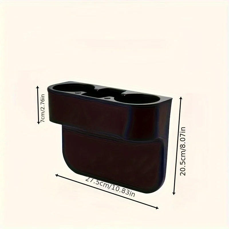 Car Faux Leather Cup Holder Thickened and Weighted Model Seat Storage Box Car Cup Holder Car Seat Seam Storage Box