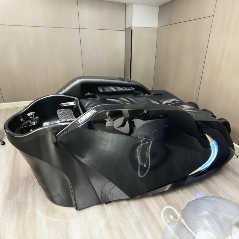 Electric Shampoo Bed Full-Automatic Intelligent Multi-Functional Lying Hand Massage Musical Function Plug-In Power OEM Massager