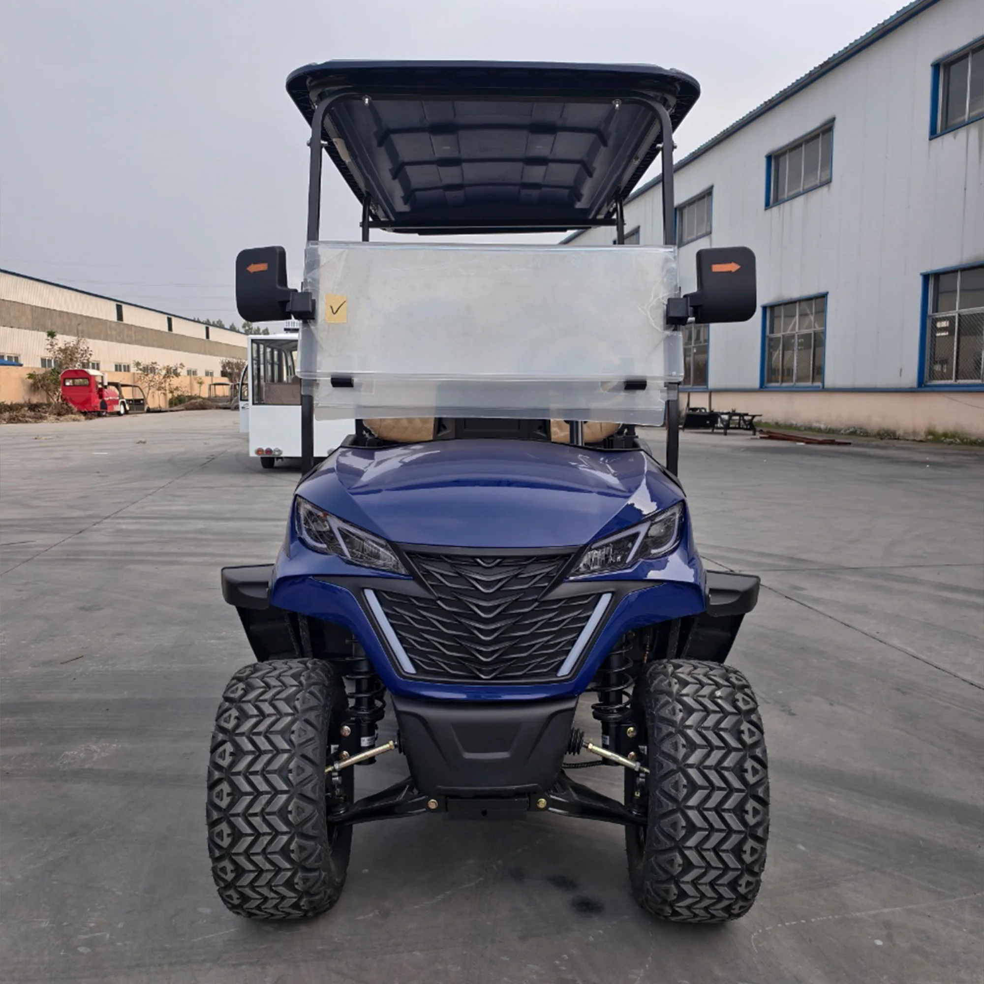 HLD Hot Selling Electric Sightseeing Shuttle for Resort Multi Functional Cargo Transport Electric Utility Golf Cart