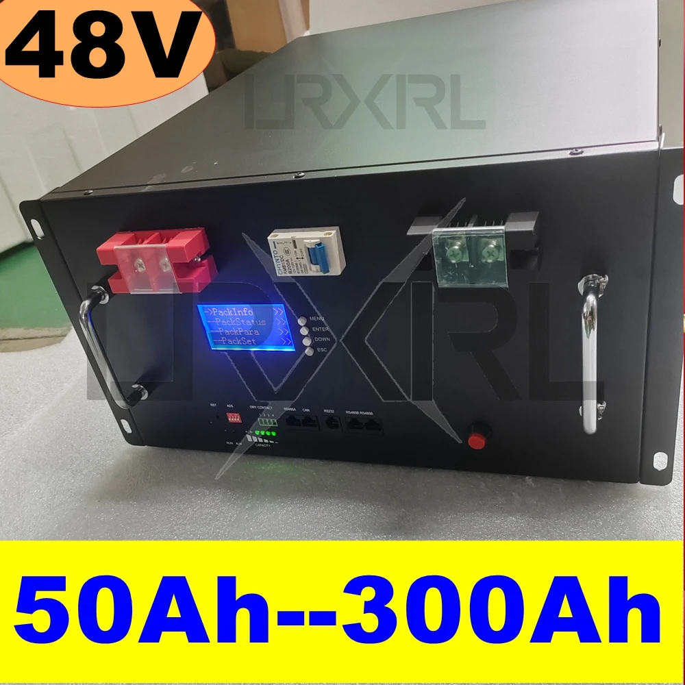 

LRKK 48V 50Ah 100AH 120Ah 150Ah 200Ah Lifepo4 lithium battery lifepo bluetooth for solar system hybrid inverter 2000W 5000W 10KW
