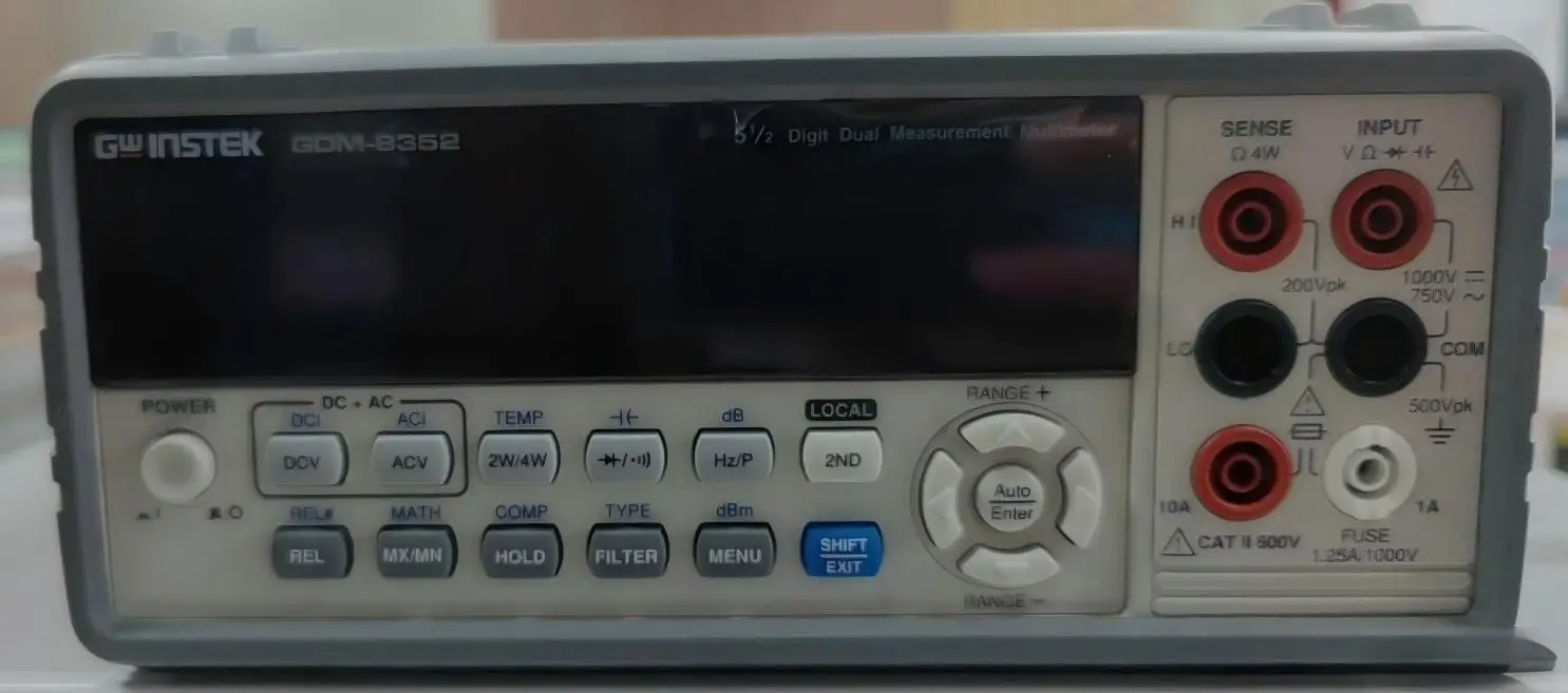 GDM-8352 5 1/2 أجهزة قياس رقمية متعددة 199999-دفعات، VFD Displayc قياس مزدوج/عرض مزدوج يحل محل GDM-8251A/GDM-8351