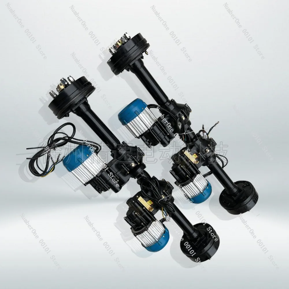 4WD Differential Split Rear Axle With Shift Oil Brake 180 Model Crawler Vehicle Drive Assembly Matched 1000W Motor