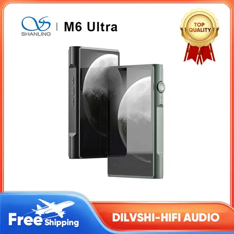 SHANLING M6 Ultra ouvert Android 10 lecteur de musique Portable AMP/DAC avec 4 puces AKM AK4493SEQ Bluetooth 5.0 3.5/4.4mm