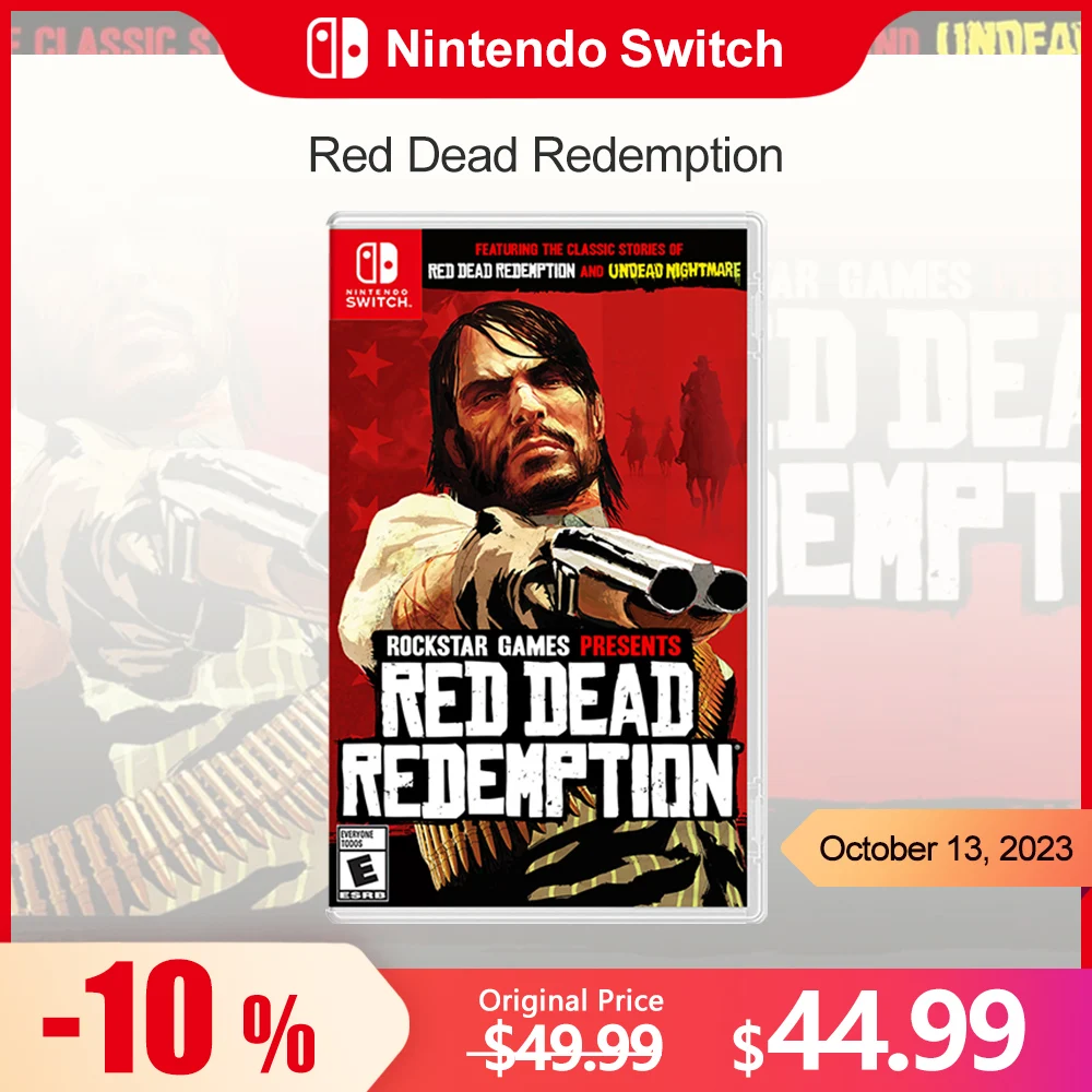 Red Dead Redemption Nintendo Switch Game Deals 100% Original Official Physical Game Card Adventure Genre for Switch OLED Lite