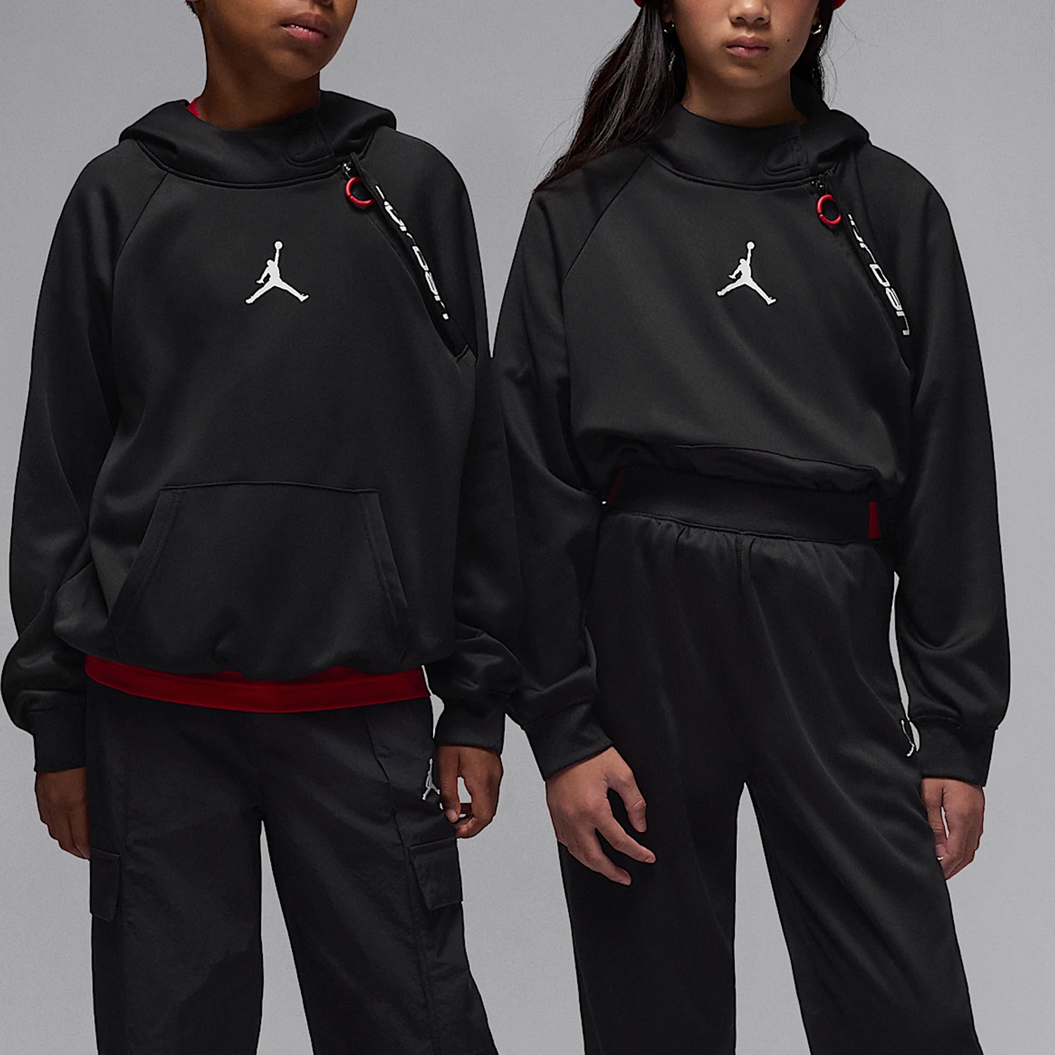

Оригинальная детская толстовка Nike JORDAN с капюшоном и принтом, свободного кроя IO2563-010
