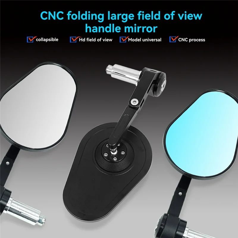 

Rearview Mirror Universal Rearview Mirror Motorcycle Rearview Mirror White Glass