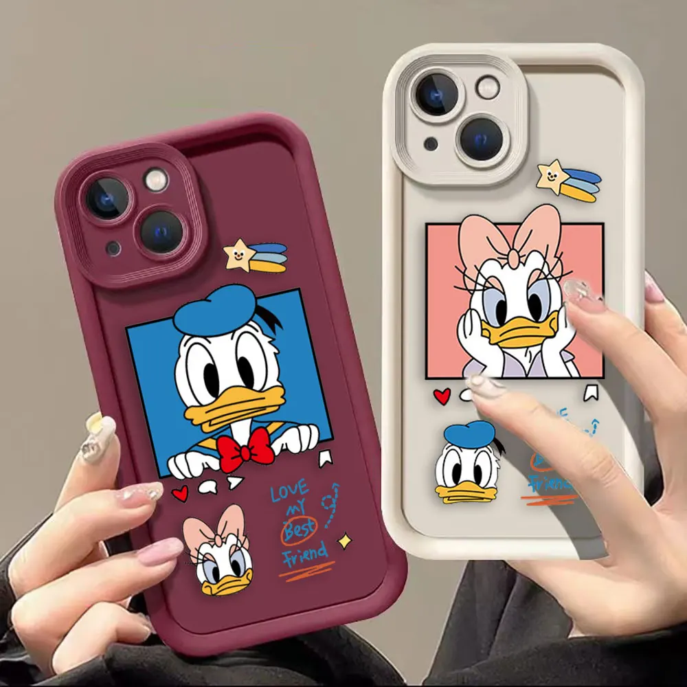 

Anime Duck Donald Daisy Phone Case For REALME C12 C20 C21 C30 C31 C33 C35 C53 C55 C67 5 7I 8 8I 11 12 NARZO 50 GT GT3 4G 5G Case