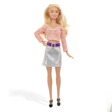 बार्बी के लिए 27-30 सेमी गुड़िया ड्रेस अप कपड़े सहायक उपकरण 1/6 गुड़िया फैशन पैंट/स्कर्ट सेट लड़कियों उपहार खिलौना 8 best sales बार्बी गुड़िया के कपड़े और सामान - №4