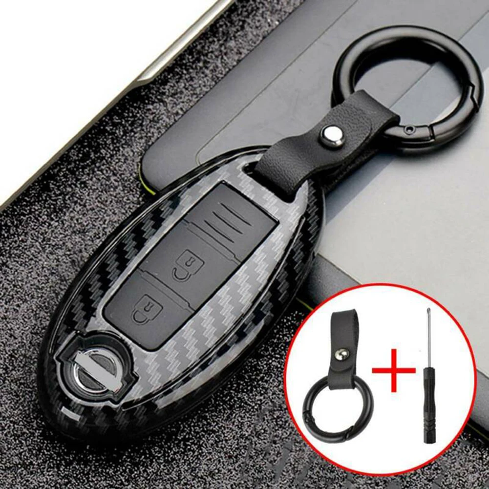 Car Key Cover Keychain in Black for Nissan Qashqai for skyline Juke Style and Protection Combined!  Car Key Cover