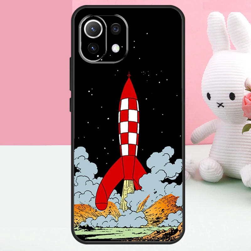 Cartoon Rocket Case For Xiaomi 15 Ultra 15T 13T 14T 17 Pro Max POCO F8 Ultra F5 F6 F7 X7 X5 X6 X8 Pro Funda