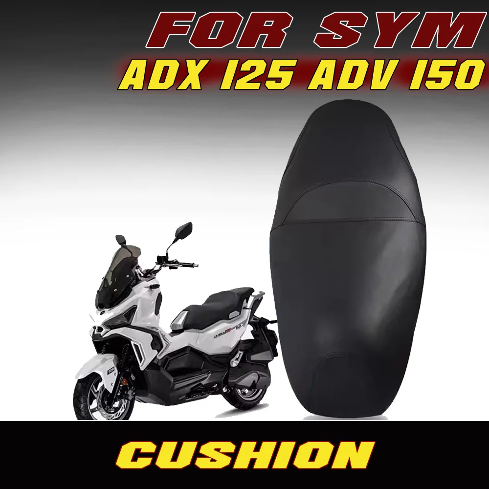 For SYM ADX 125 ADV 150 Motorcycle Rainproof Sunscreen Seat Cover Thick Anti-Slip Leather Cushion New Design